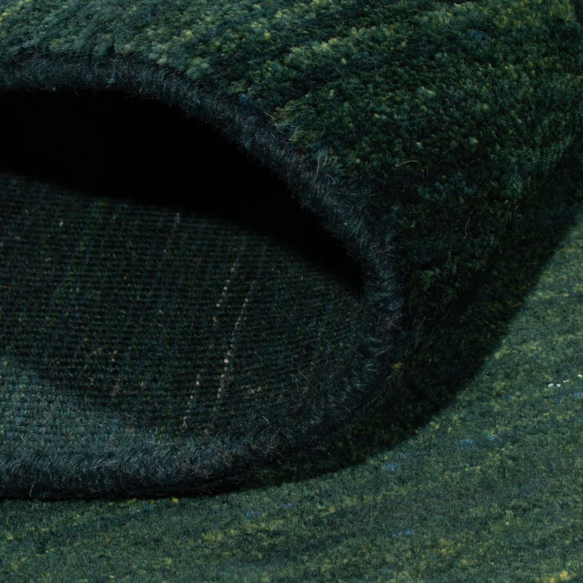 Gabbeh-tæppe - Persisk - 157 x 109 cm - mørkegrøn