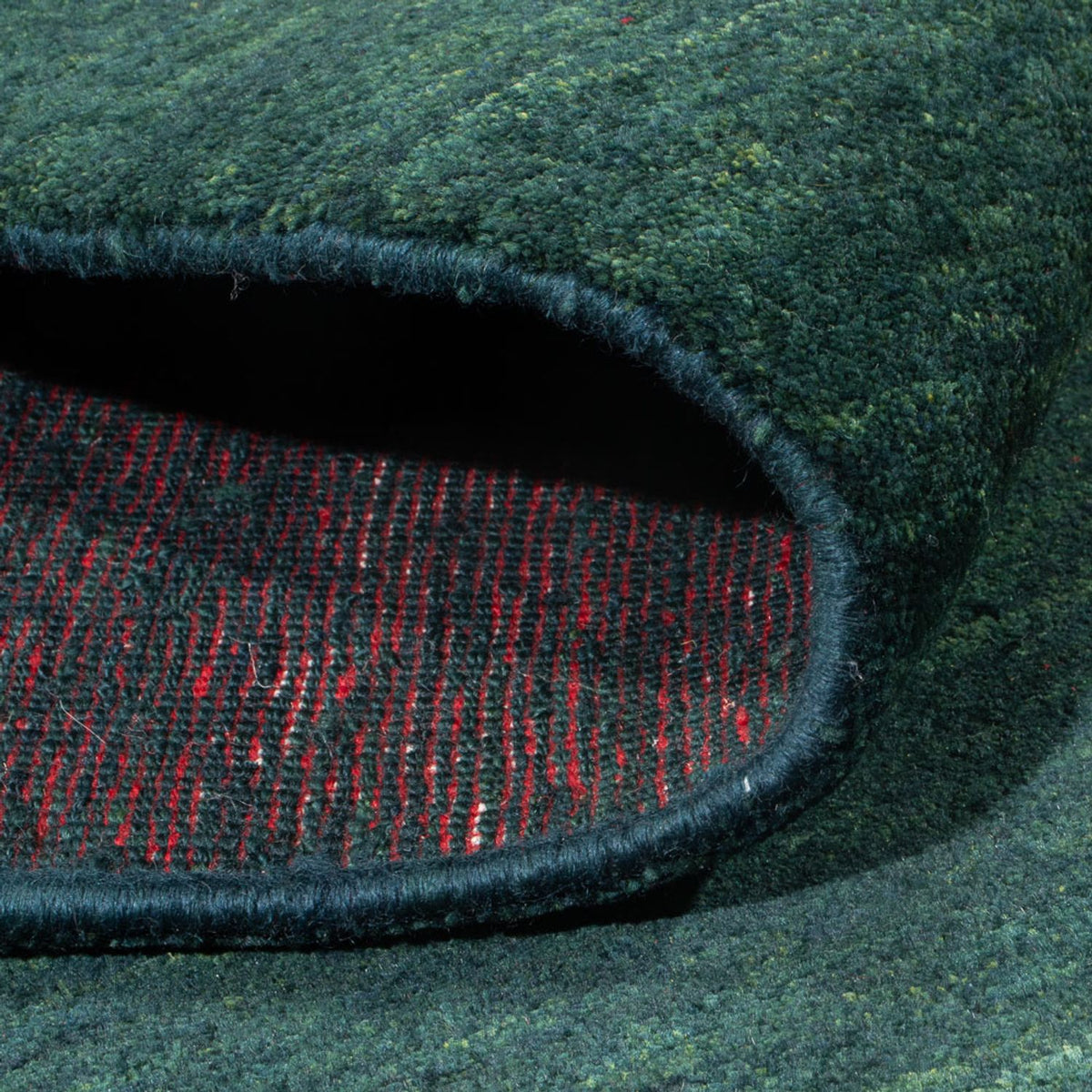 Gabbeh-tæppe - Persisk - 178 x 115 cm - mørkegrøn