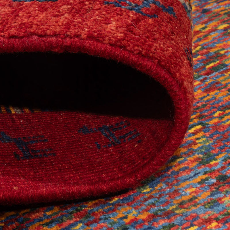 Gabbeh-tæppe - Persisk - 147 x 100 cm - flerfarvet