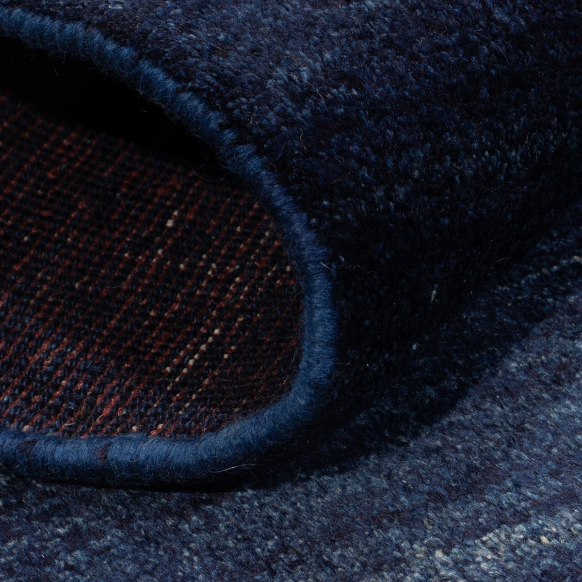 Gabbeh-tæppe - Persisk - 143 x 90 cm - mørkeblå