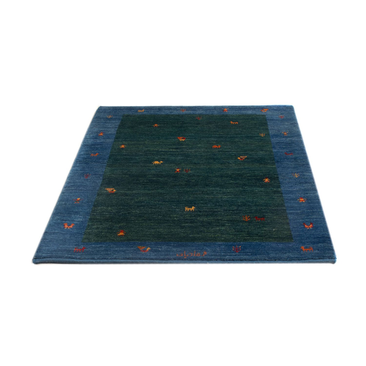 Gabbeh-tæppe - Persisk - 153 x 102 cm - flerfarvet
