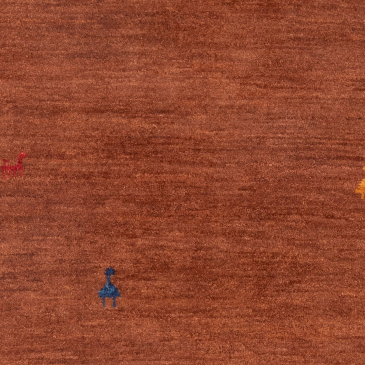 Gabbeh-tæppe - Persisk - 144 x 105 cm - flerfarvet