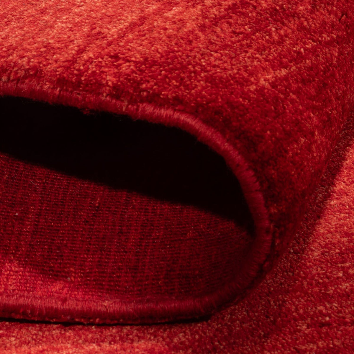 Gabbeh-tæppe - Persisk - 142 x 102 cm - rød