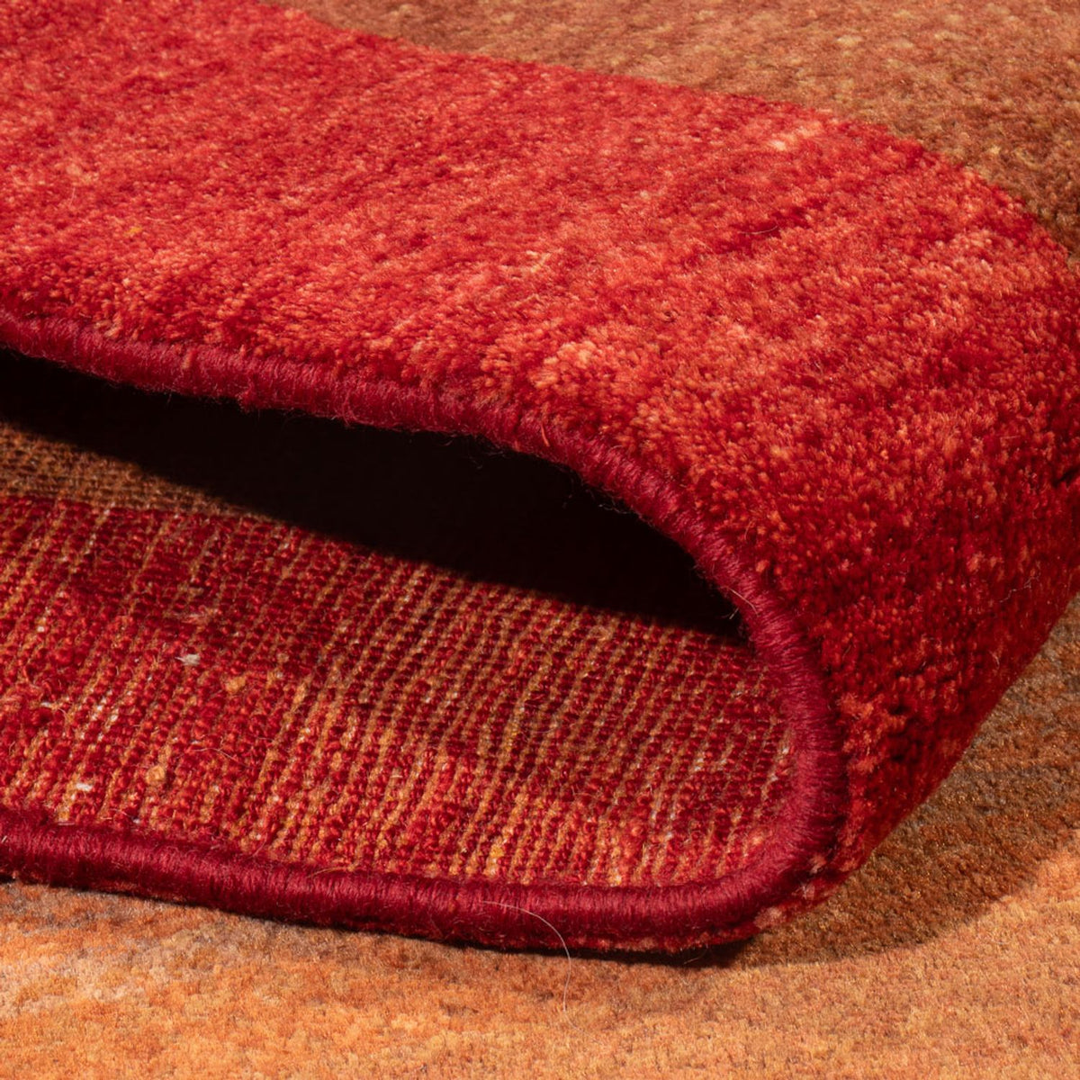 Gabbeh-tæppe - Persisk - 185 x 140 cm - flerfarvet