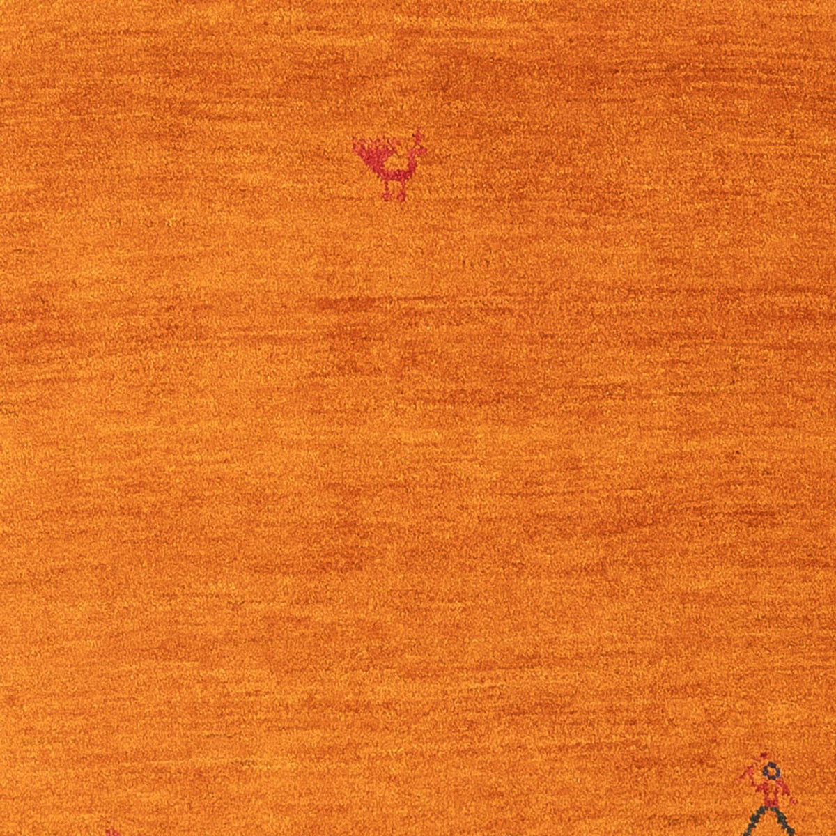 Gabbeh-tæppe - Persisk - 176 x 116 cm - orange