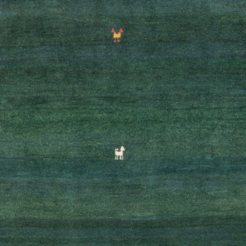 Gabbeh-tæppe - Persisk - 183 x 113 cm - grøn