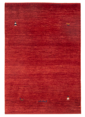 Gabbeh-tæppe - Persisk - 149 x 99 cm - rød