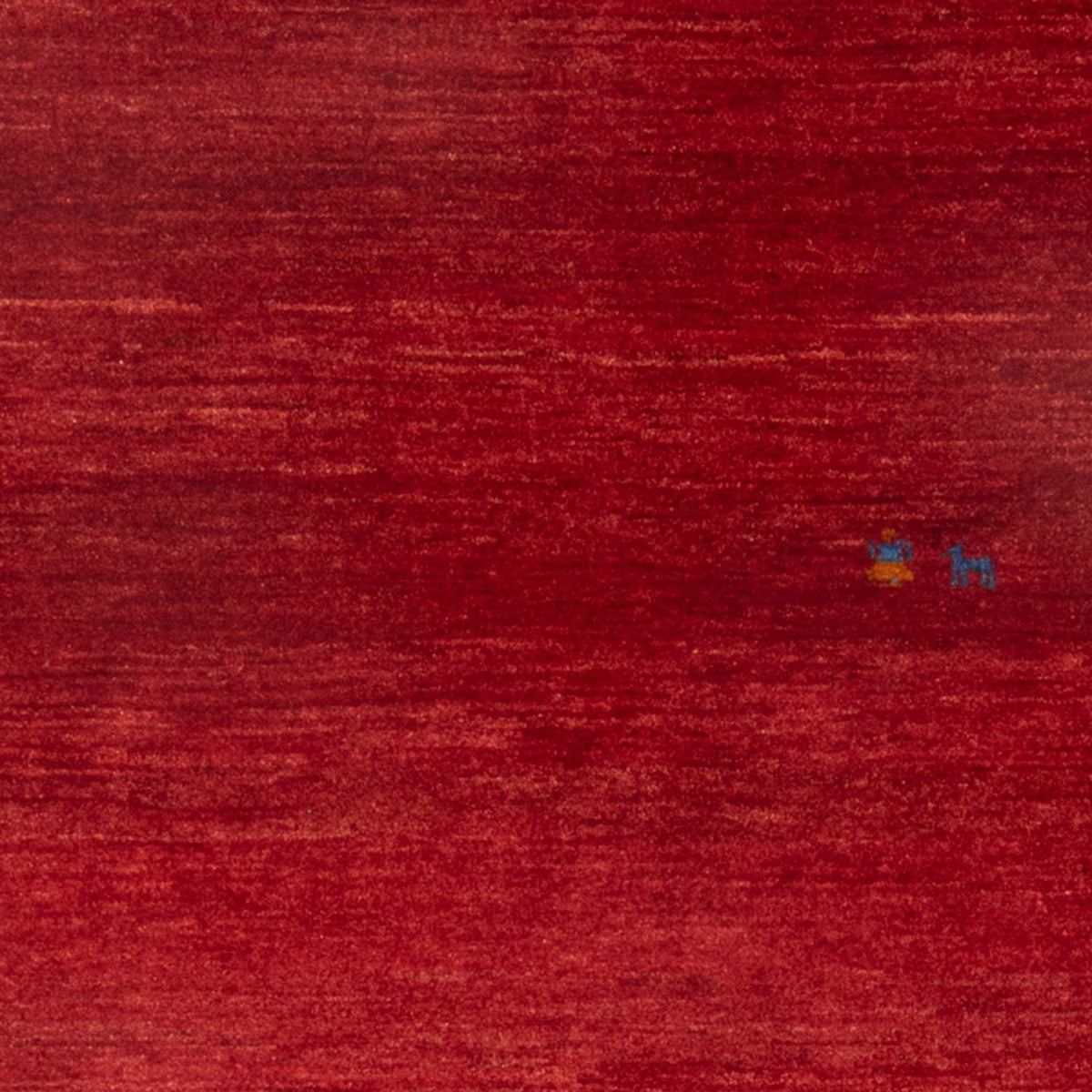 Gabbeh-tæppe - Persisk - 147 x 101 cm - mørkerød