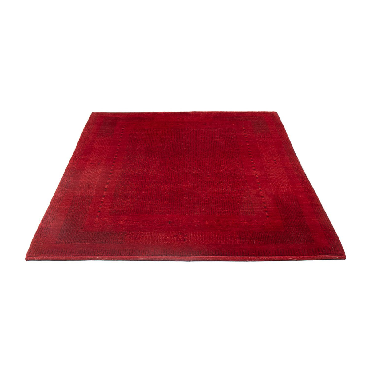 Gabbeh-tæppe - Persisk - 177 x 128 cm - mørkerød