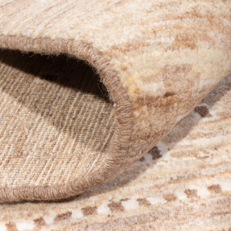 Gabbeh-tæppe - Persisk - 144 x 100 cm - lys brun