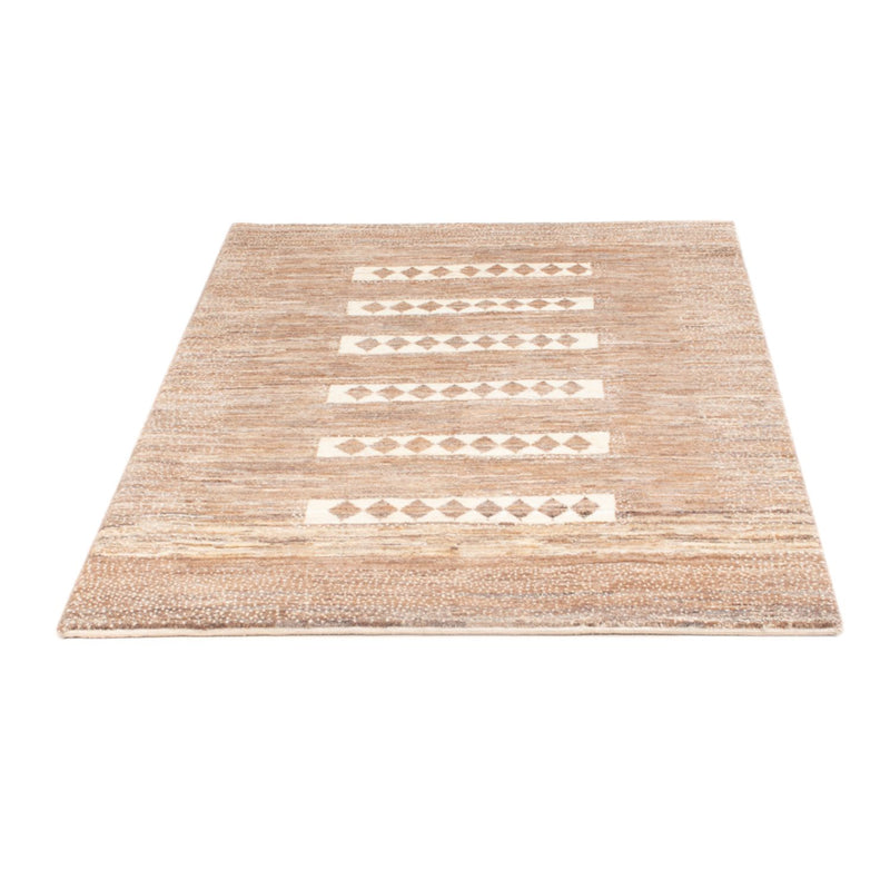 Gabbeh-tæppe - Persisk - 143 x 98 cm - lys brun