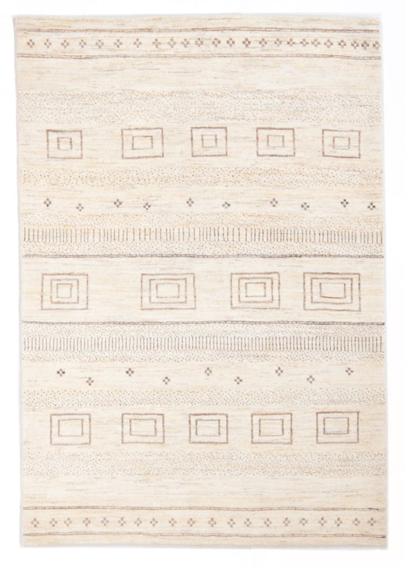 Gabbeh-tæppe - Persisk - 175 x 120 cm - lys beige