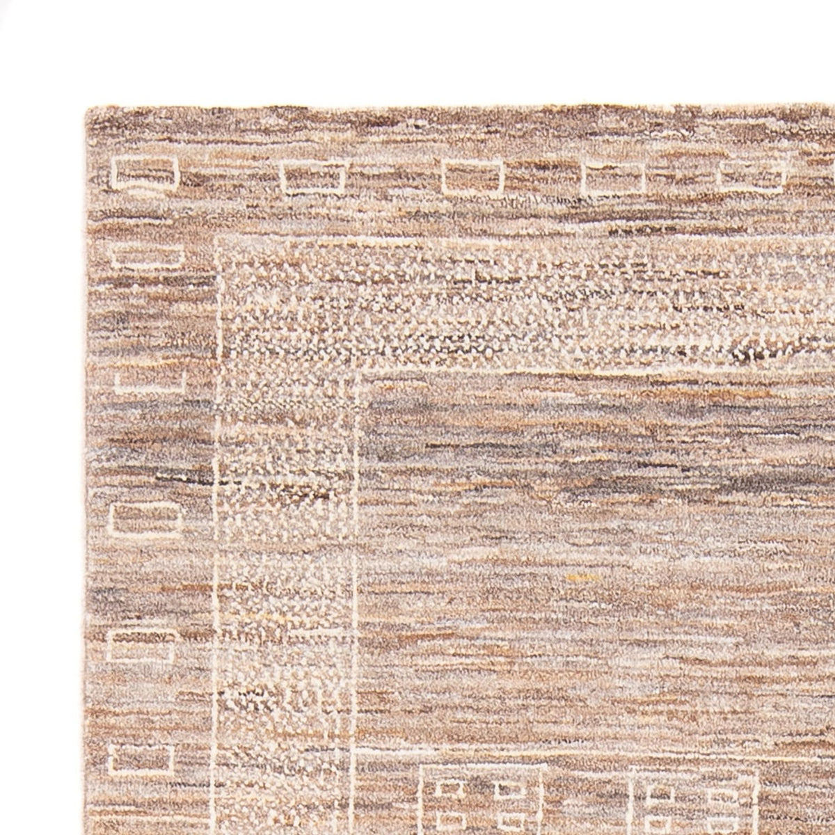 Gabbeh-tæppe - Persisk - 170 x 121 cm - mørk beige