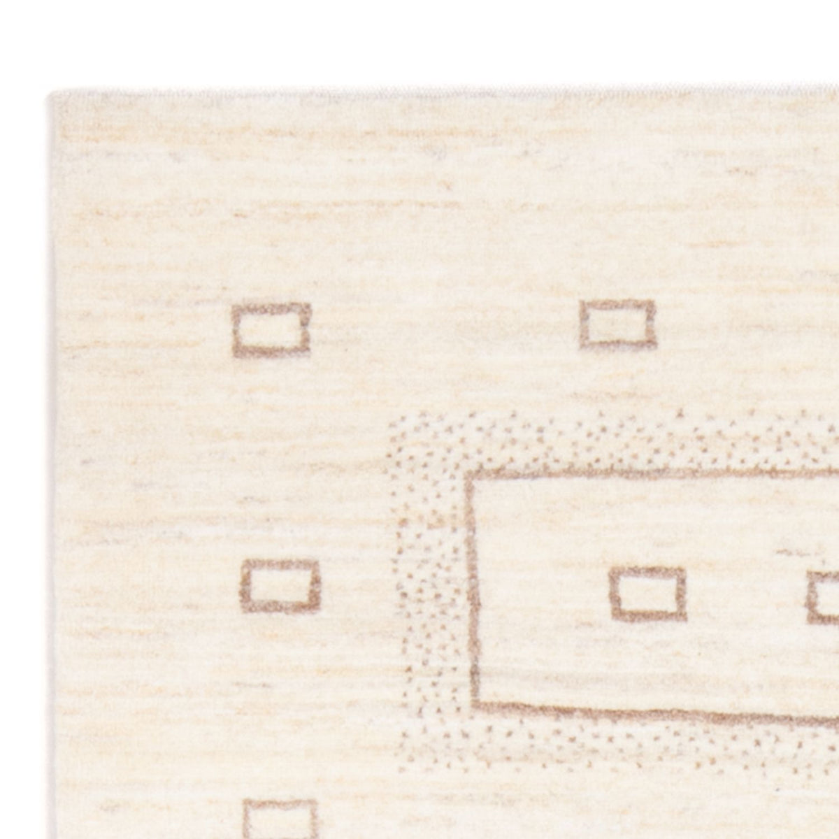 Gabbeh-tæppe - Persisk - 148 x 102 cm - lys beige