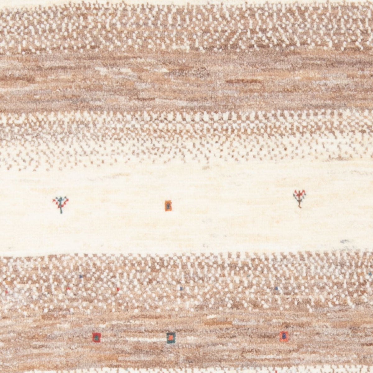Gabbeh-tæppe - Persisk - 143 x 97 cm - flerfarvet