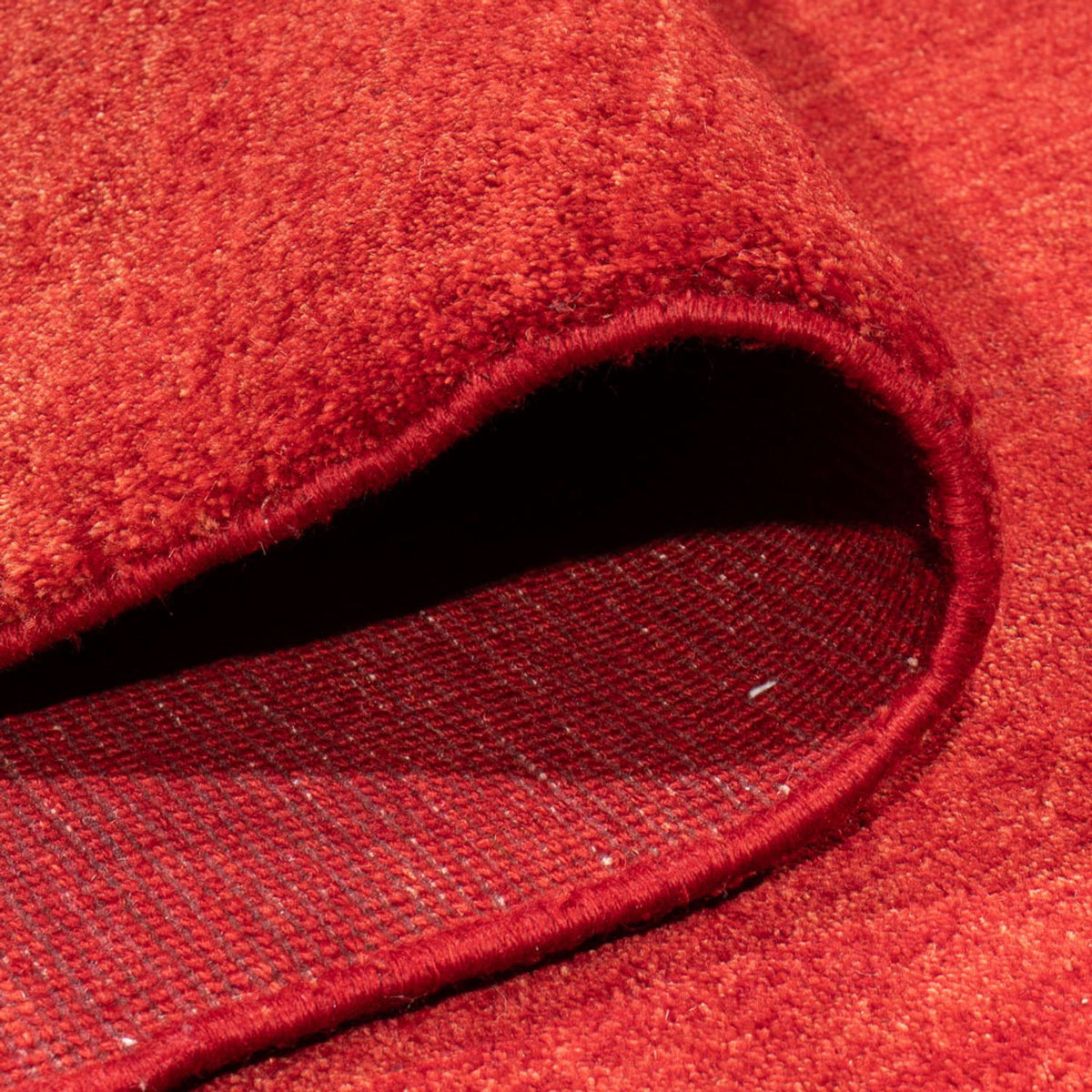 Gabbeh-tæppe - Persisk - 387 x 320 cm - rød