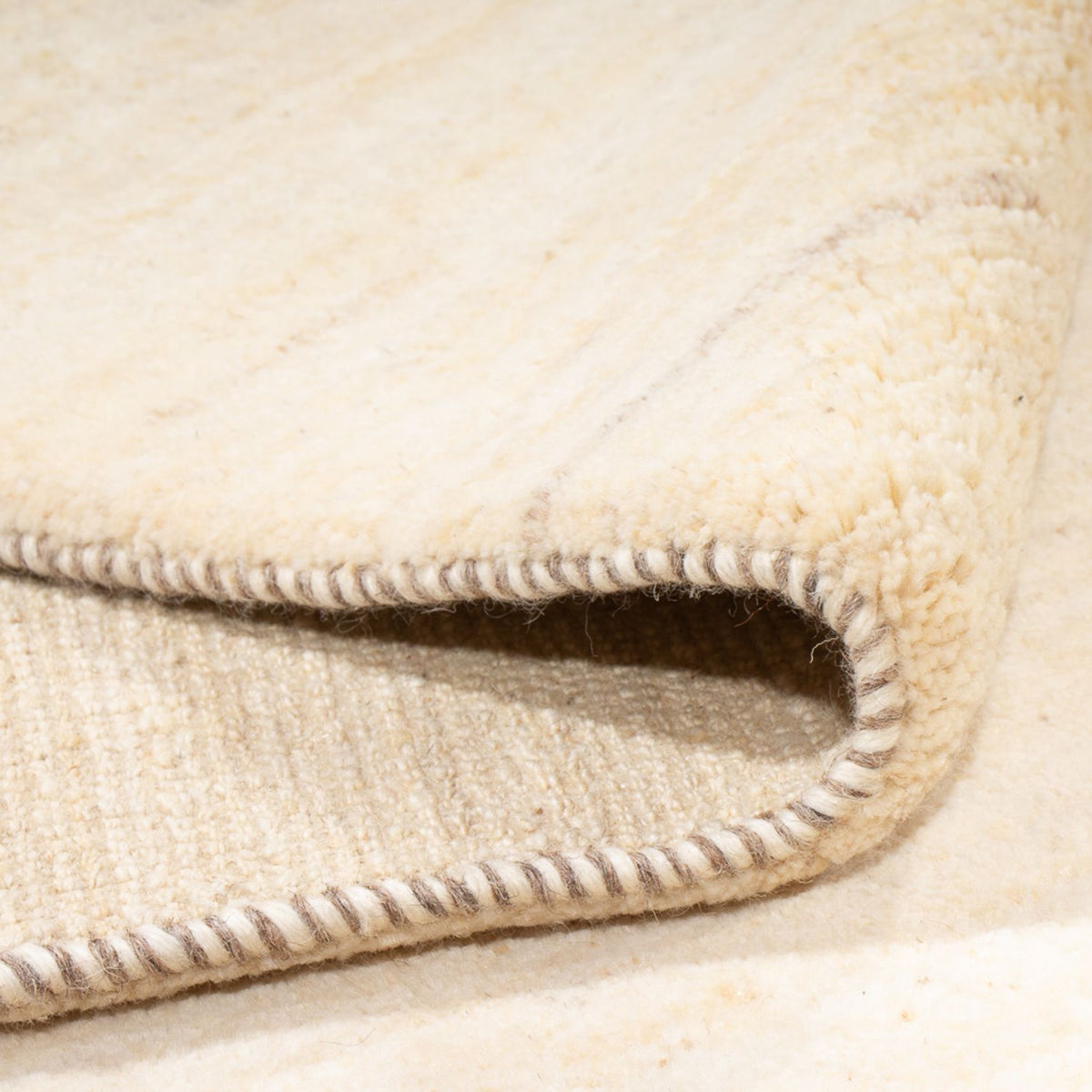 Gabbeh-tæppe - Persisk - 280 x 257 cm - lys beige