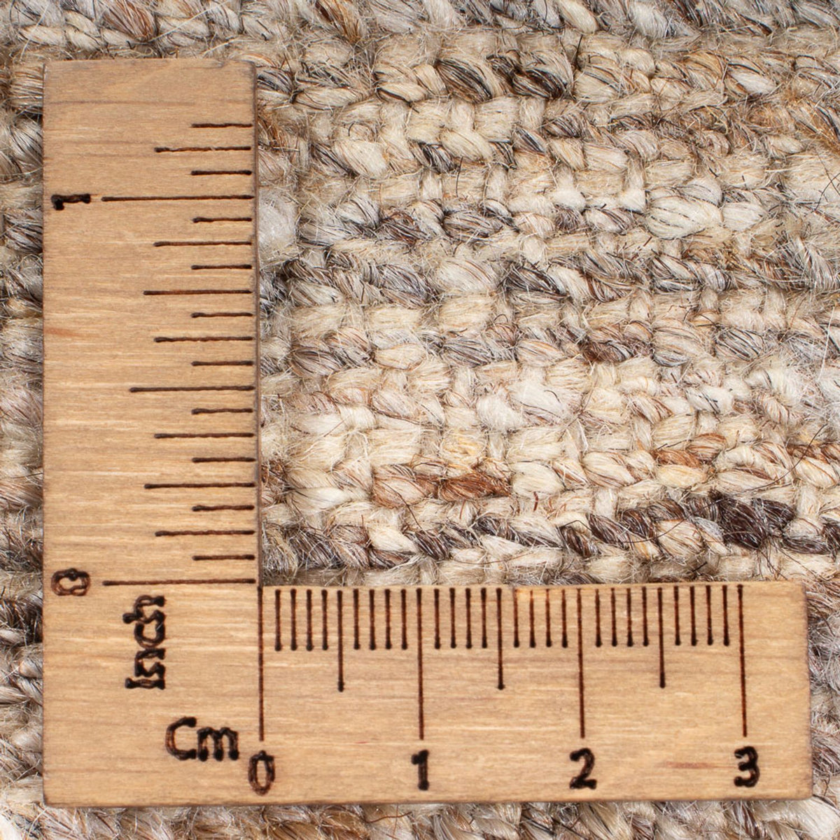 Gabbeh-tæppe - Persisk - 194 x 154 cm - mørk beige