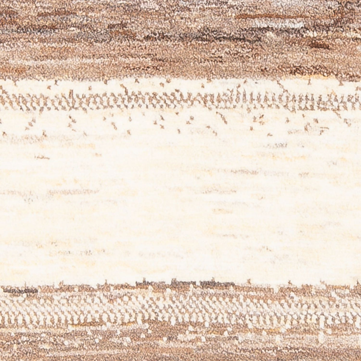 Gabbeh-tæppe - Persisk - 130 x 107 cm - natur
