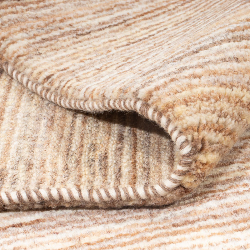 Gabbeh-tæppe - Persisk firkantet  - 184 x 158 cm - lys beige