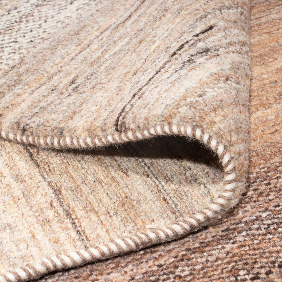 Gabbeh-tæppe - Persisk - 262 x 210 cm - natur