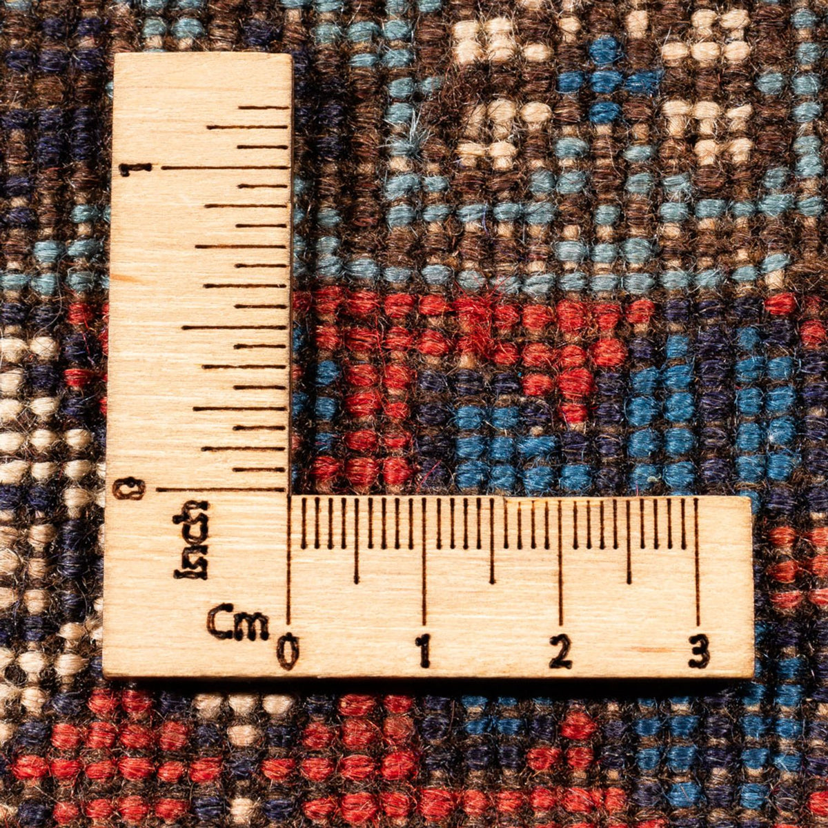 Gabbeh-tæppe - Persisk - 242 x 198 cm - blå