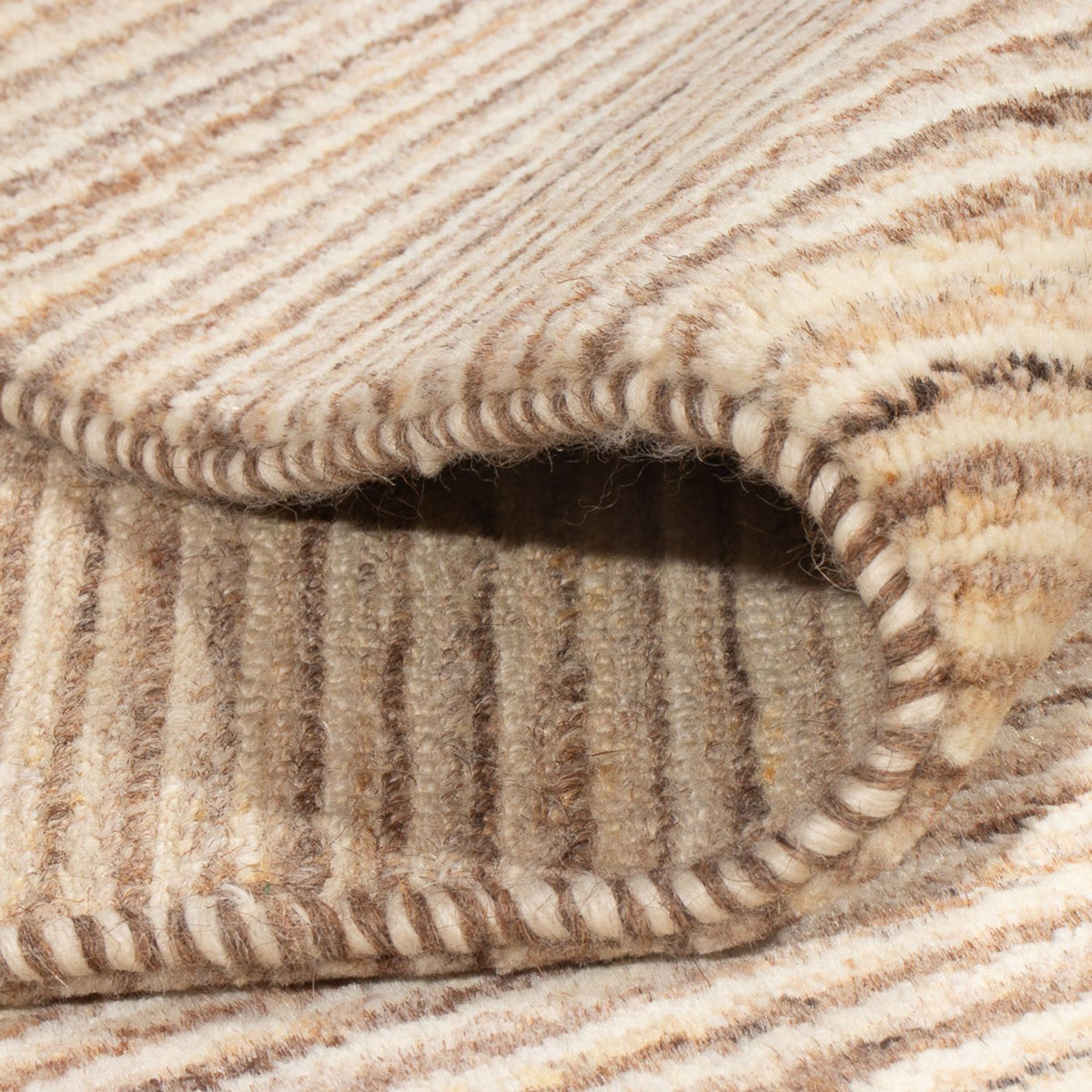 Gabbeh-tæppe - Persisk - 216 x 173 cm - lys brun