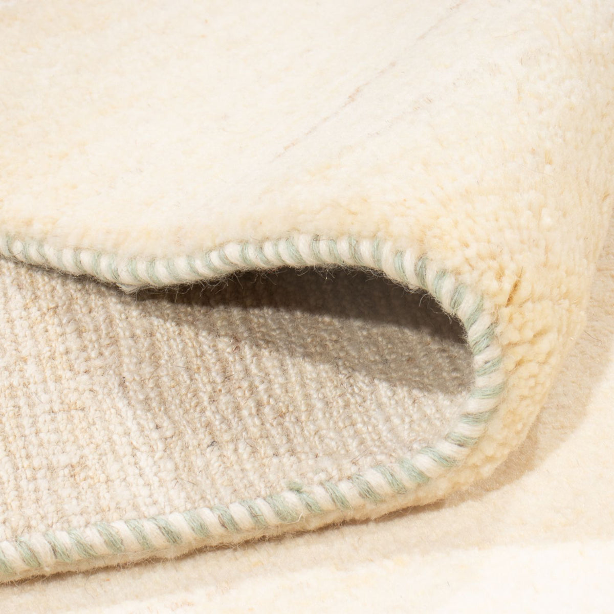 Gabbeh-tæppe - Persisk - 234 x 172 cm - lys beige