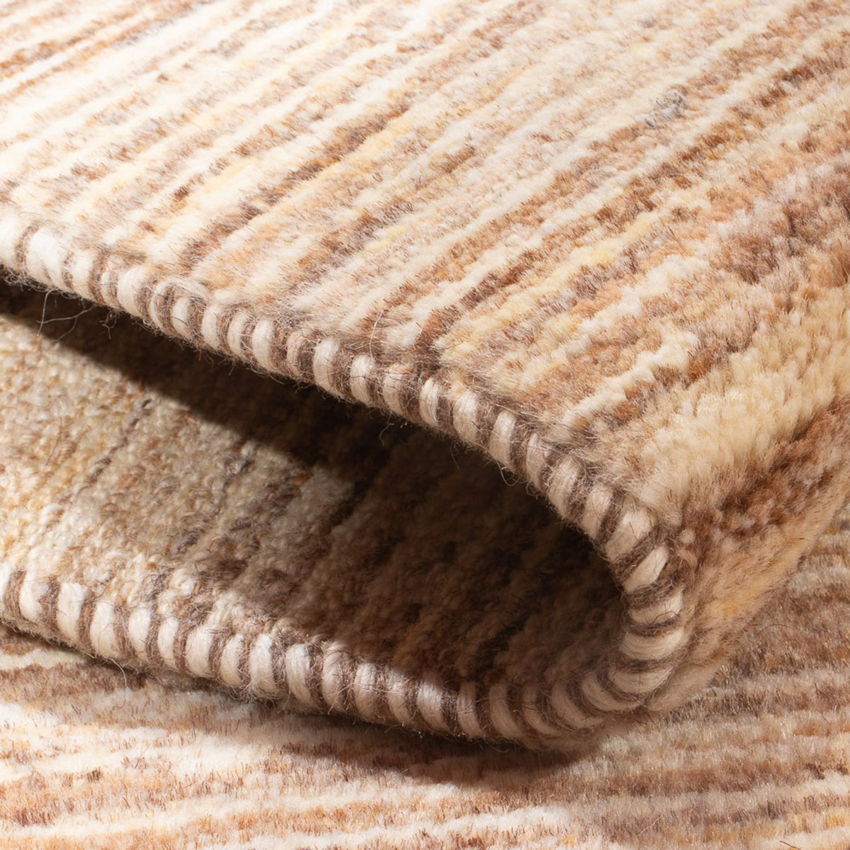 Gabbeh-tæppe - Persisk - 88 x 60 cm - lys beige