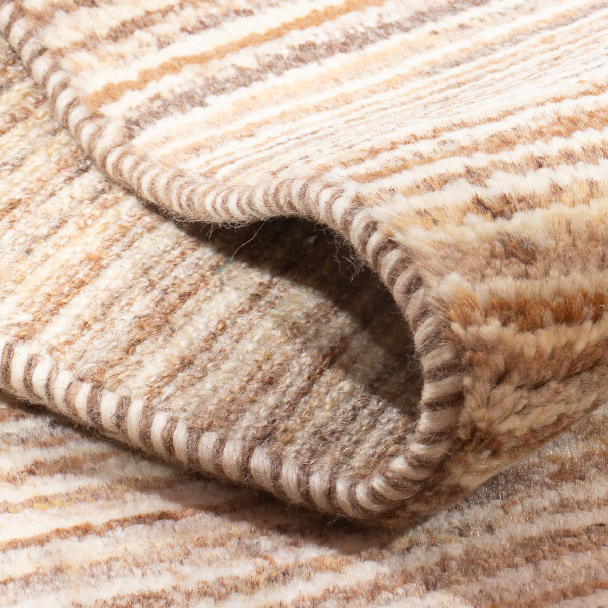 Gabbeh-tæppe - Persisk - 93 x 58 cm - lys beige