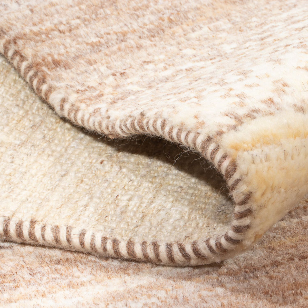 Gabbeh-tæppe - Persisk - 93 x 58 cm - lys beige