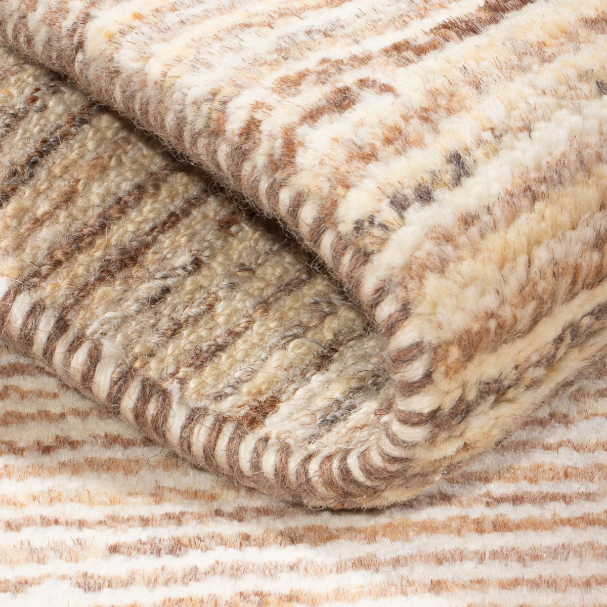 Gabbeh-tæppe - Persisk - 93 x 58 cm - lys beige