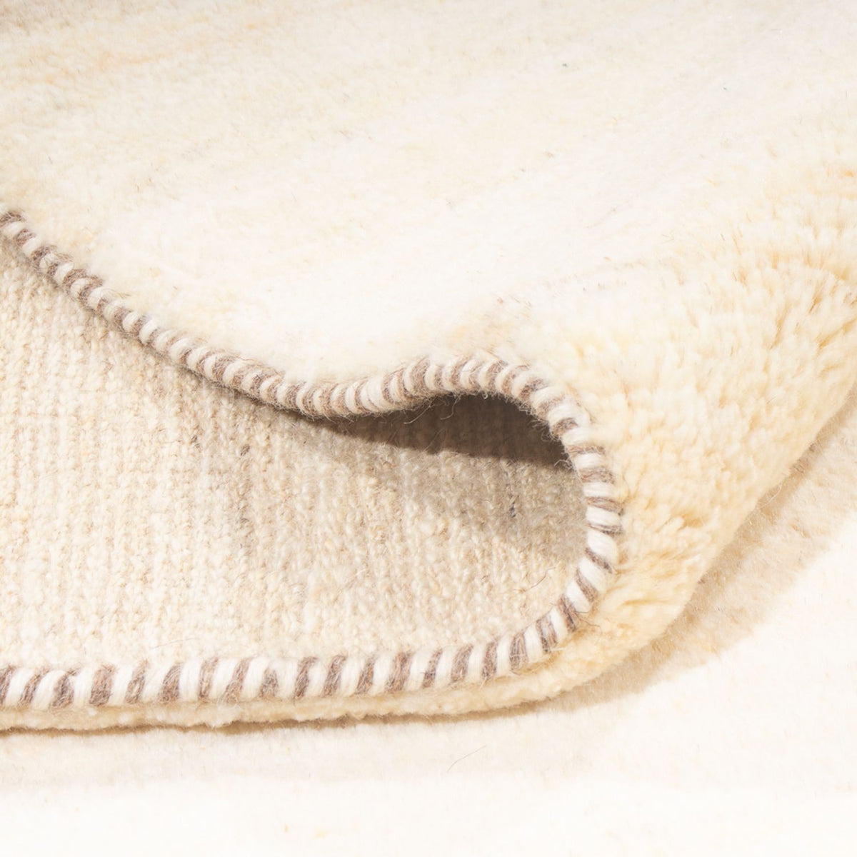 Gabbeh-tæppe - Persisk - 200 x 148 cm - lys beige