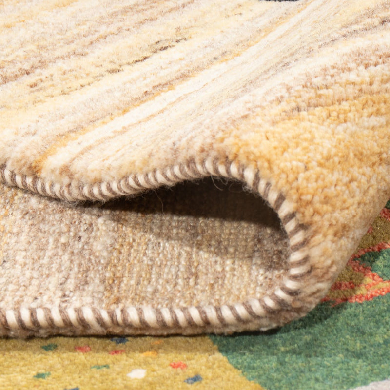 Gabbeh-tæppe - Persisk - 242 x 174 cm - flerfarvet