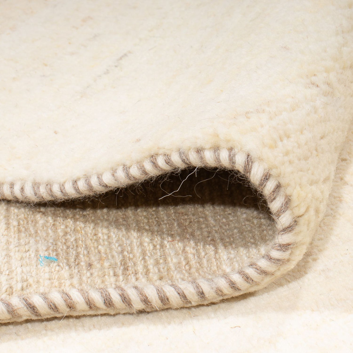 Gabbeh-tæppe - Persisk - 247 x 178 cm - naturlig hvid