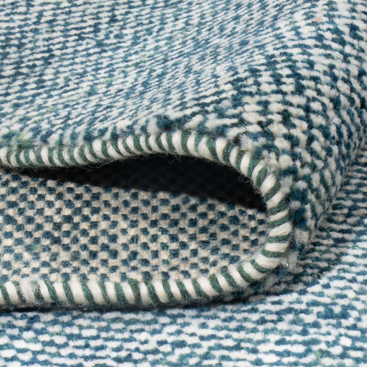 Gabbeh-tæppe - Persisk - 240 x 206 cm - mintgrøn