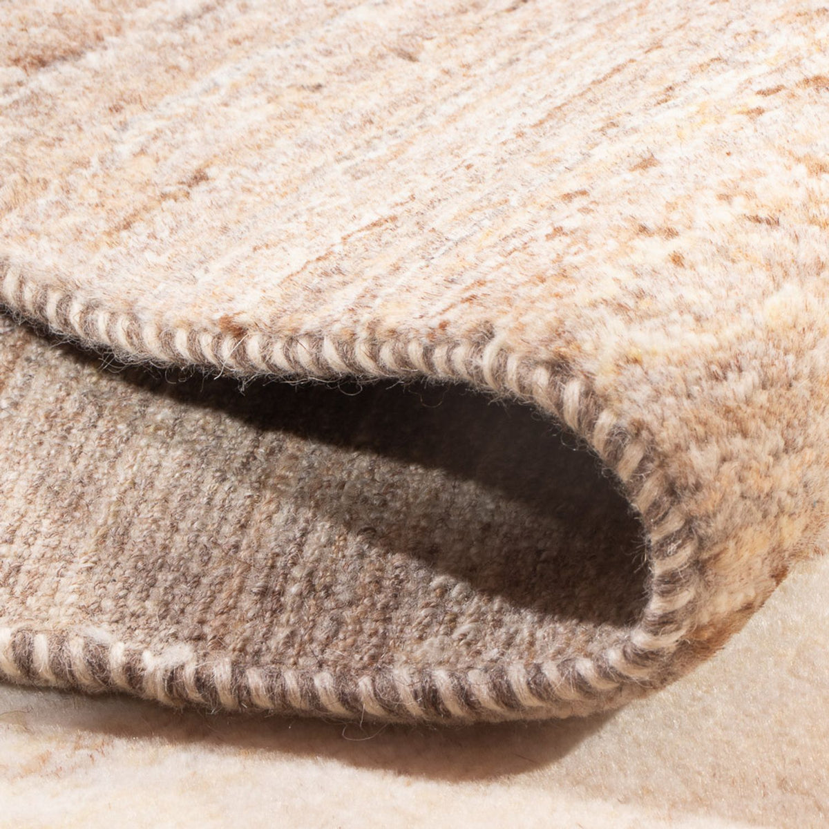 Gabbeh-tæppe - Persisk - 97 x 59 cm - lys beige