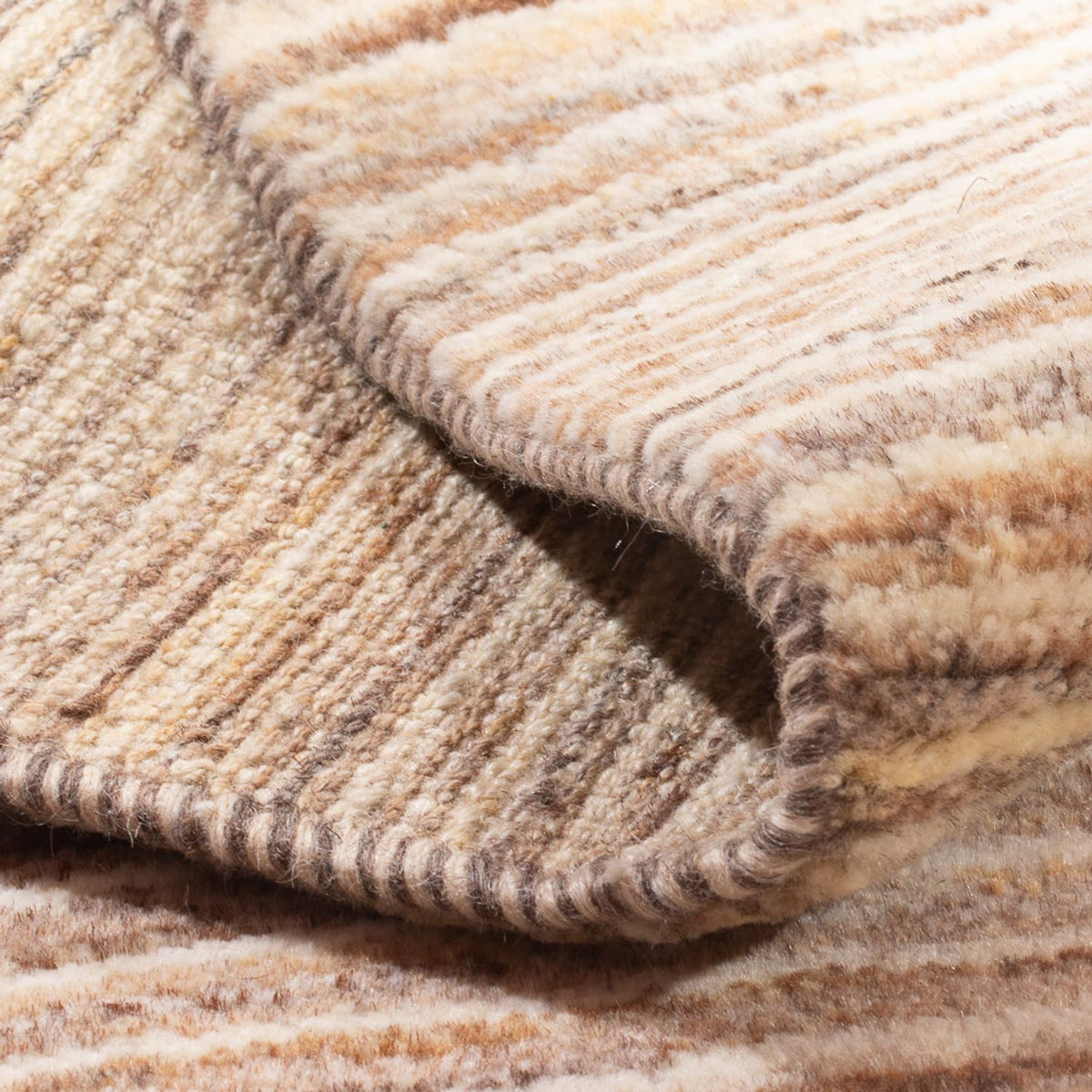 Gabbeh-tæppe - Persisk - 94 x 61 cm - lys beige