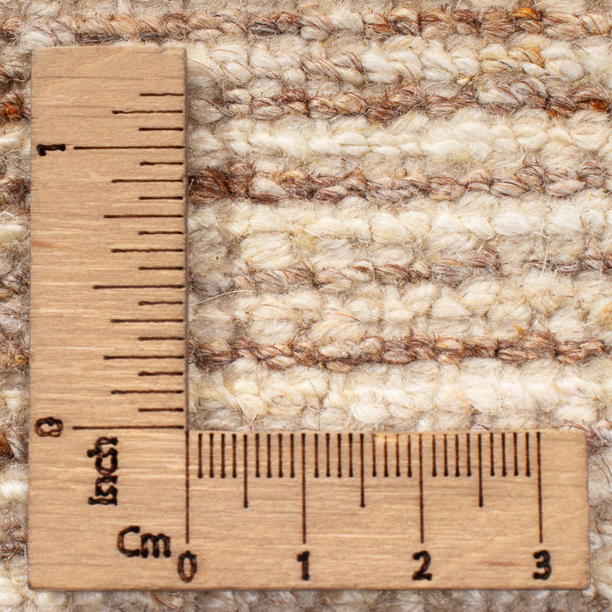 Gabbeh-tæppe - Persisk - 91 x 60 cm - lys beige