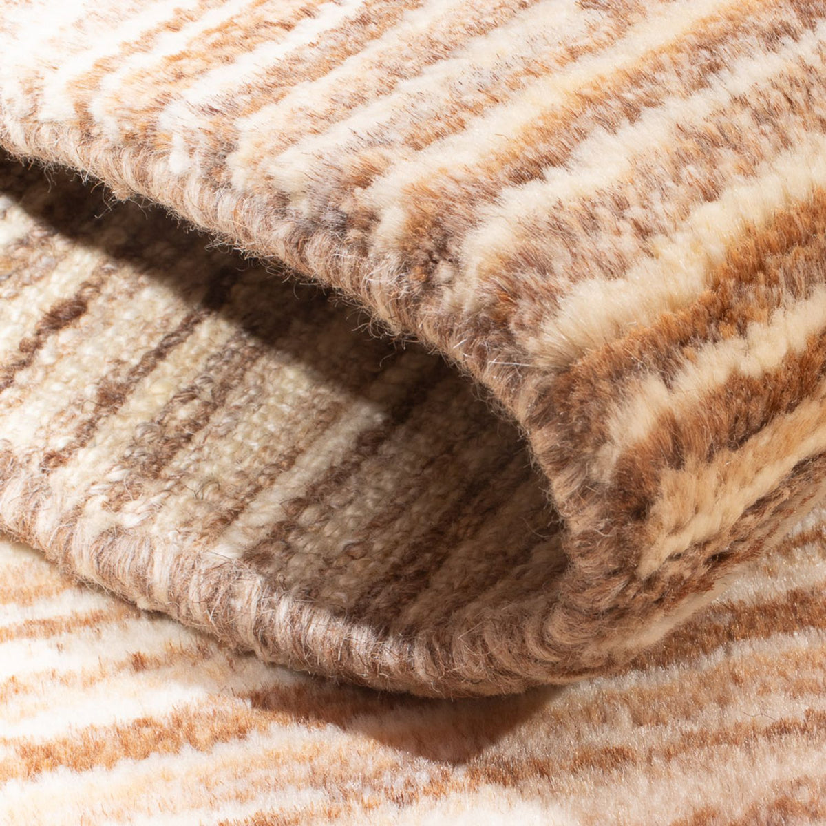Gabbeh-tæppe - Persisk - 88 x 58 cm - lys beige