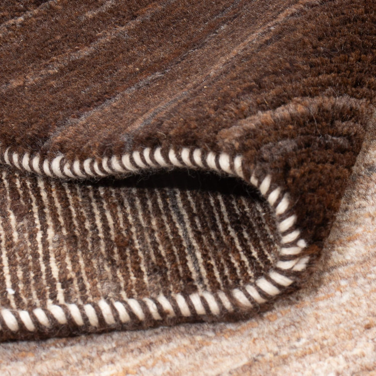 Løber Gabbeh-tæppe - Persisk - 500 x 103 cm - natur