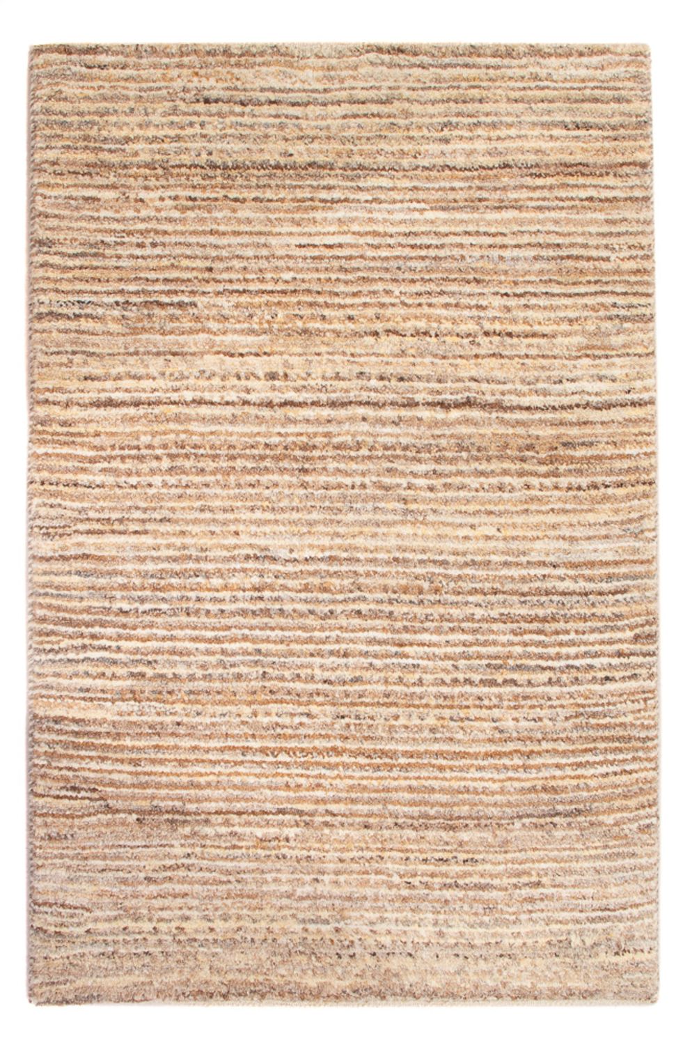 Gabbeh-tæppe - Persisk - 90 x 60 cm - mørk beige