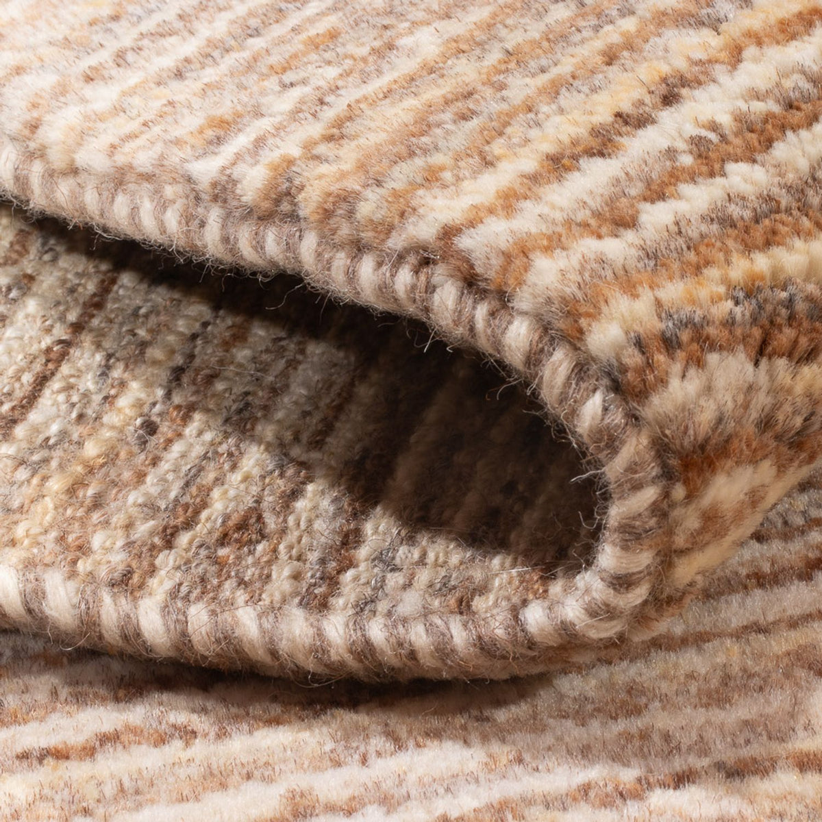 Gabbeh-tæppe - Persisk - 90 x 60 cm - mørk beige