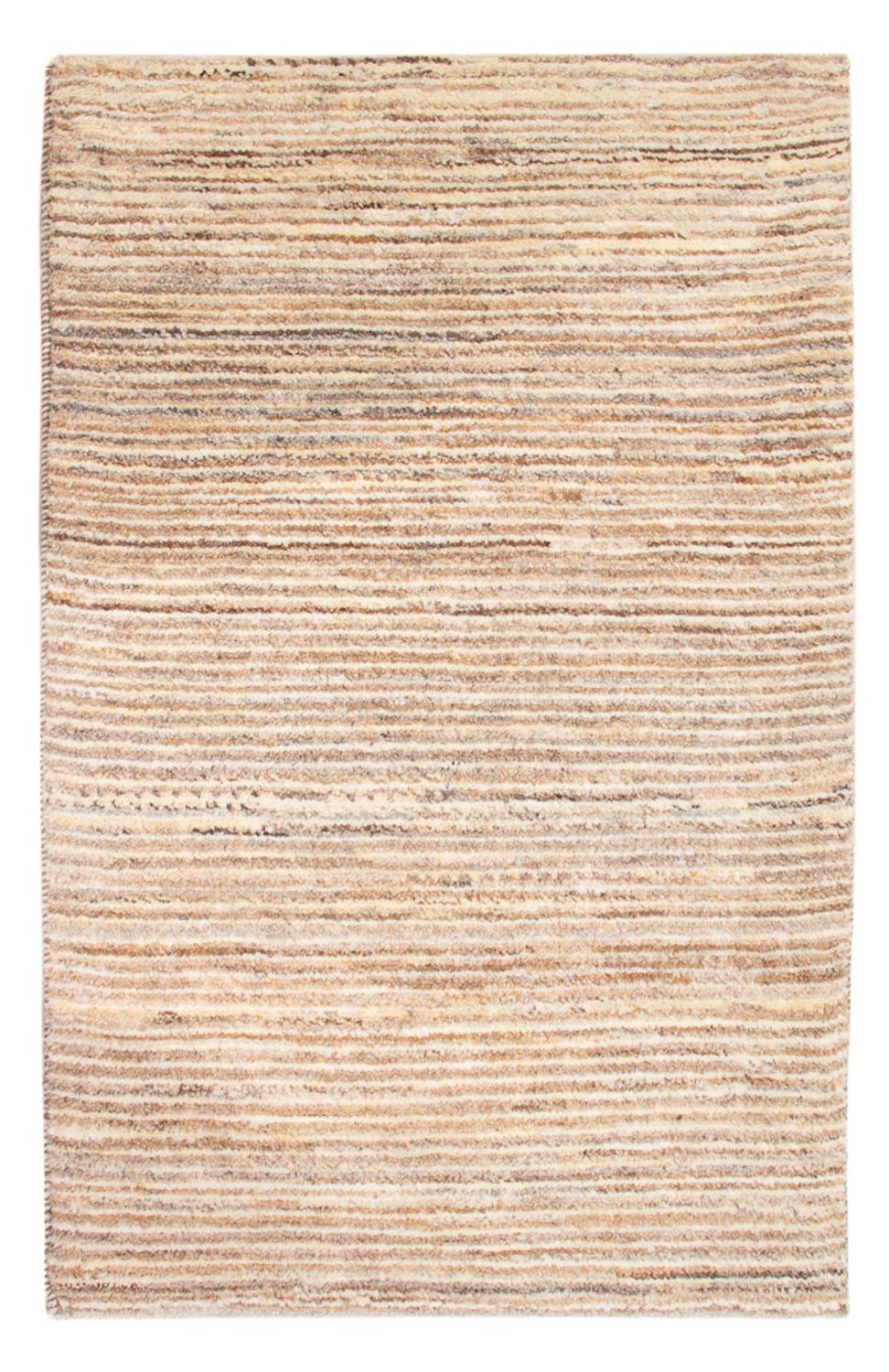 Gabbeh-tæppe - Persisk - 93 x 61 cm - mørk beige