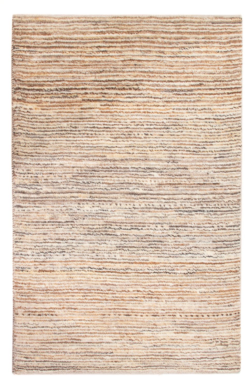 Gabbeh-tæppe - Persisk - 92 x 61 cm - mørk beige
