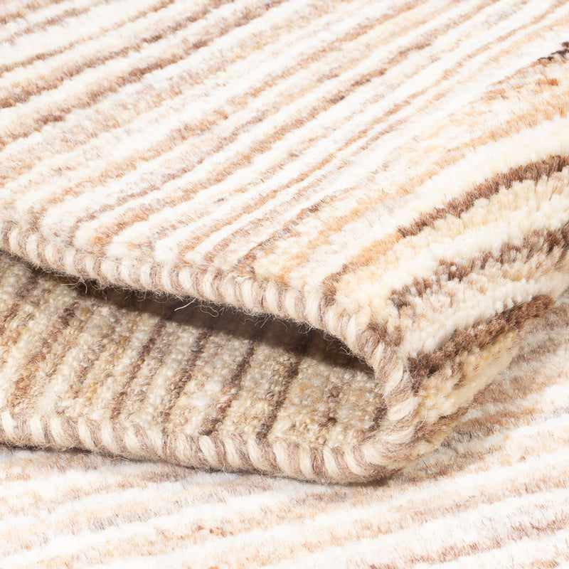Gabbeh-tæppe - Persisk - 142 x 98 cm - lys beige