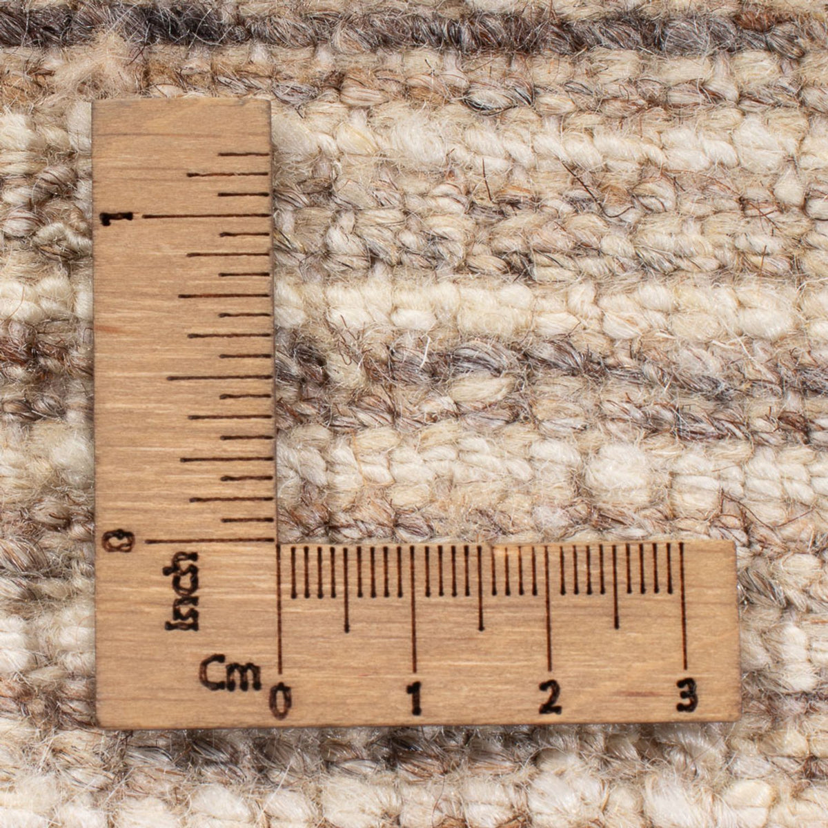 Gabbeh-tæppe - Persisk - 197 x 148 cm - mørk beige