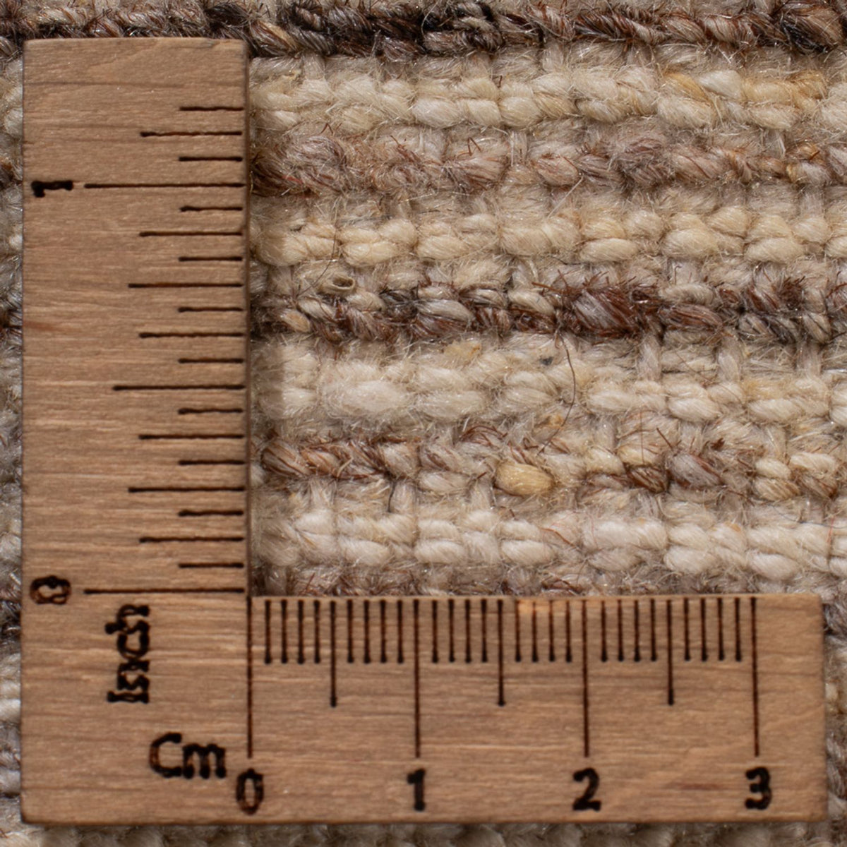 Gabbeh-tæppe - Persisk - 92 x 60 cm - mørk beige