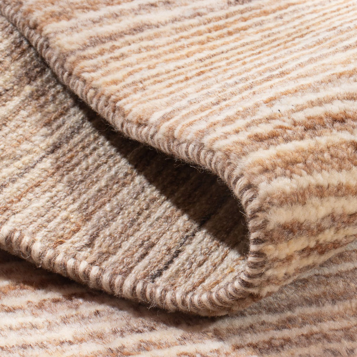 Gabbeh-tæppe - Persisk - 90 x 61 cm - mørk beige