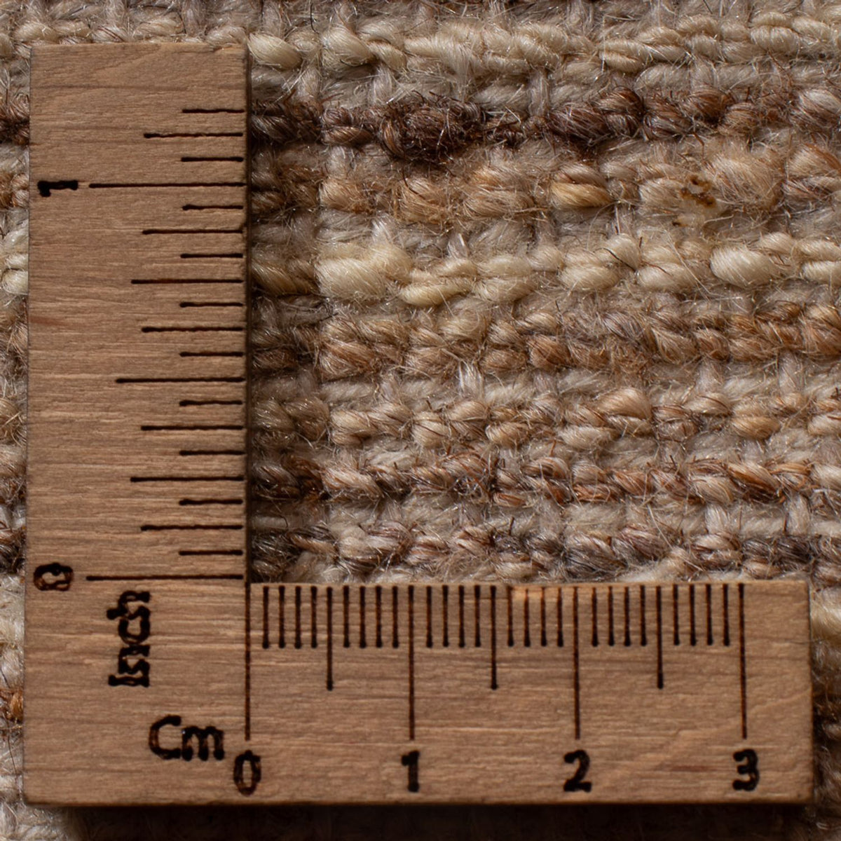 Gabbeh-tæppe - Persisk - 95 x 57 cm - mørk beige